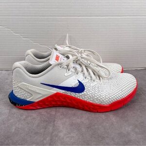 Nike Metcon 4 XD Sneakers Womens 7 White Crimson CD3128-106 Training Running Gym